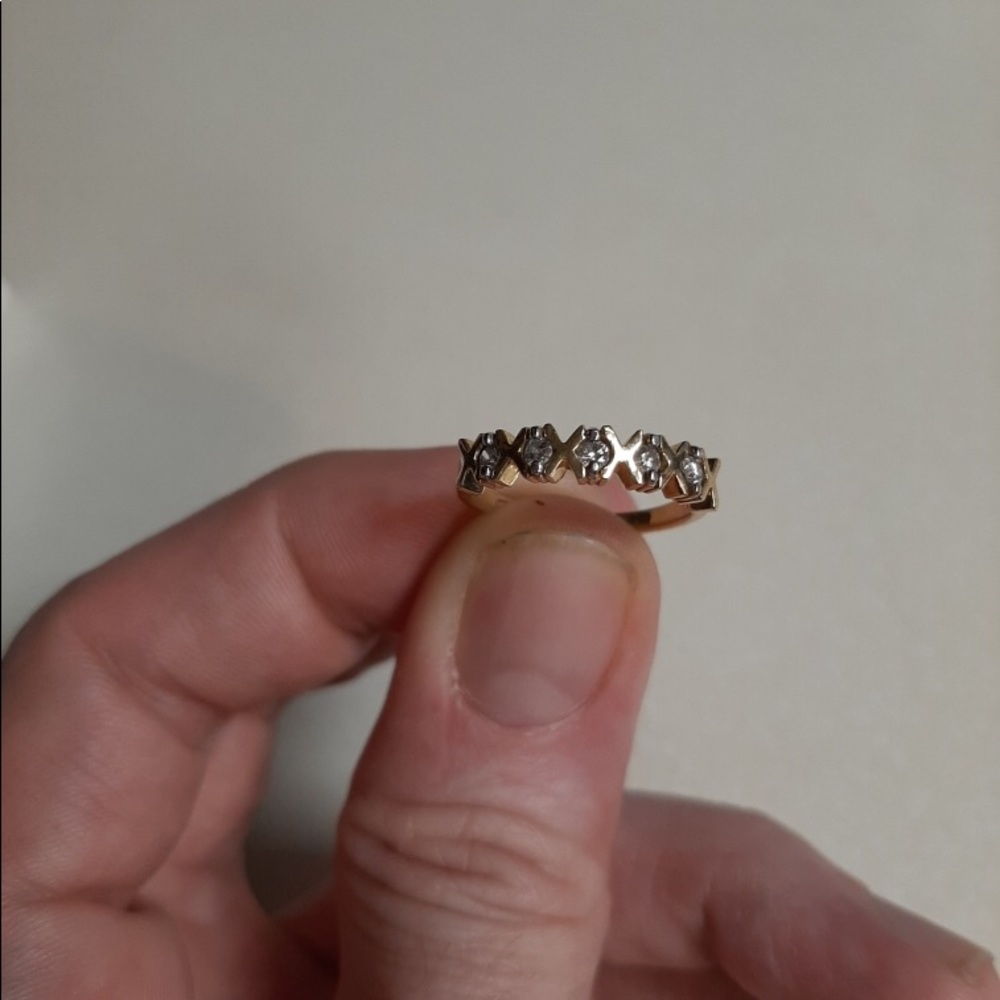 10k Solid Gold Stamped Set 3 Rings, 💍 BUNDLE DEAL - Picture 5 of 8